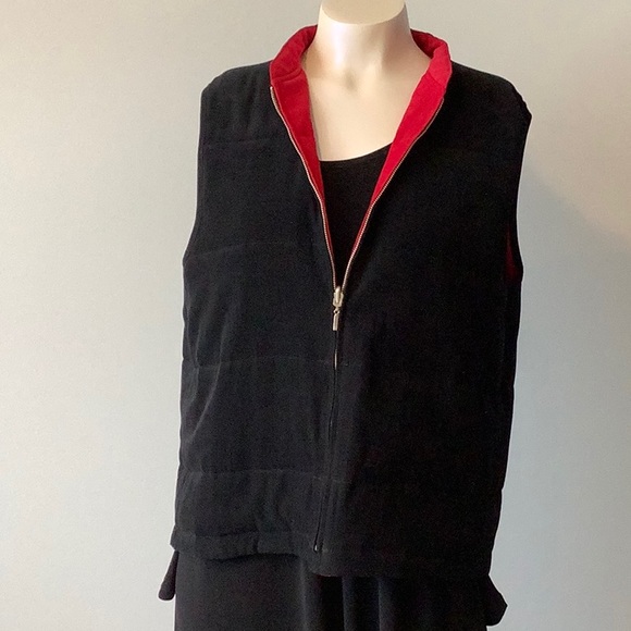 Talbots Red/Black Reversible Vest - XL/14 - Picture 4 of 5